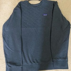 Patagonia quilted crewneck sweatshirt.